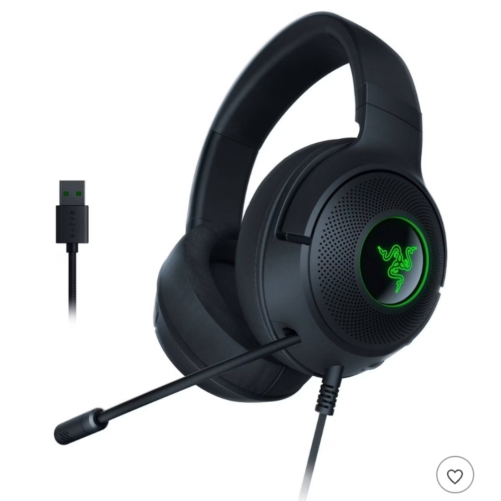 Razer Kraken V3 X Wired USB Gaming Headset for PC